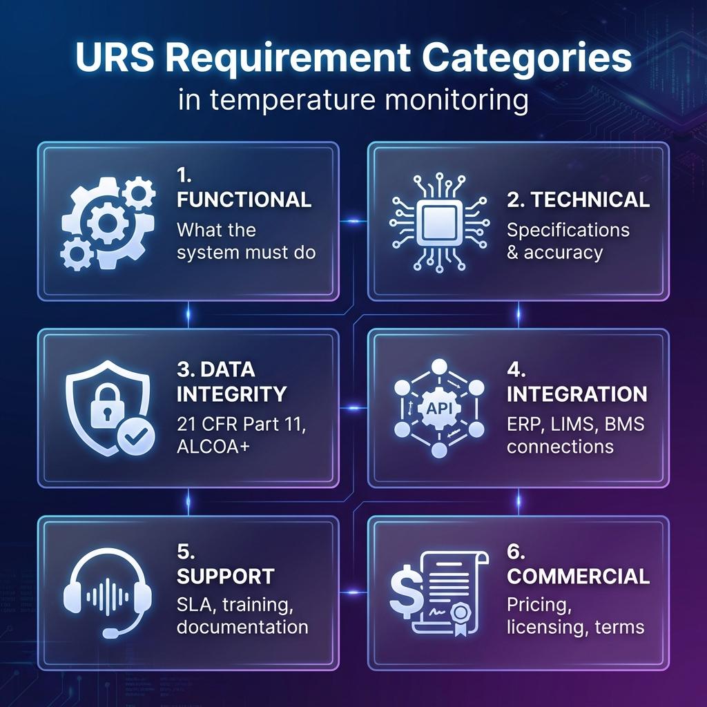 URS Requirement Categories