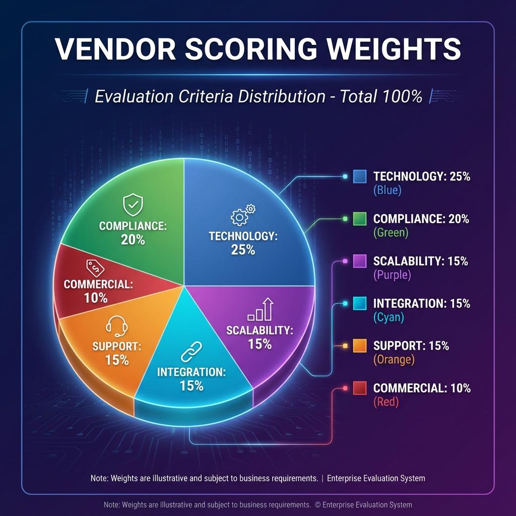 Vendor Scoring Weights